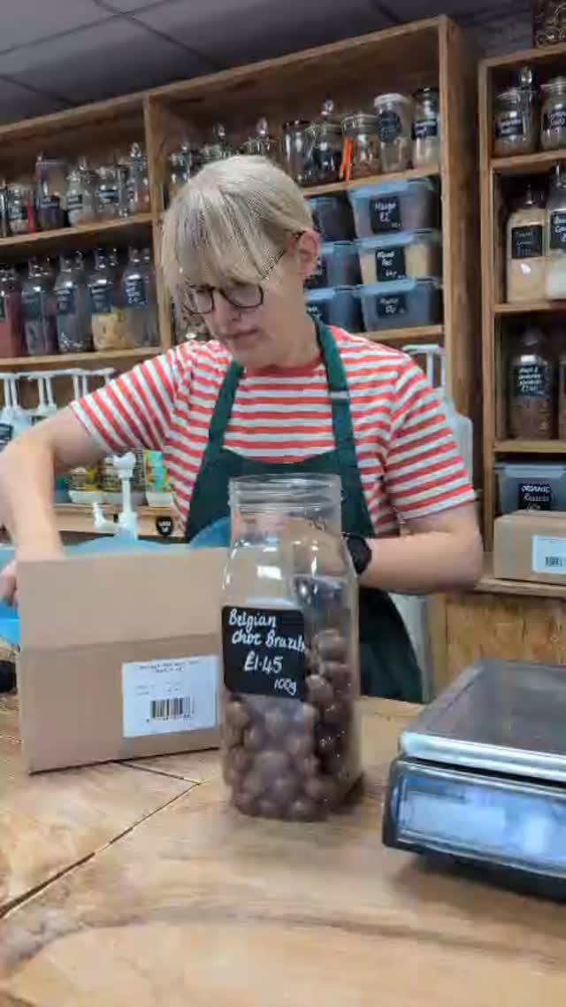 Belgian chocolate covered brazils are back in stock 🎉