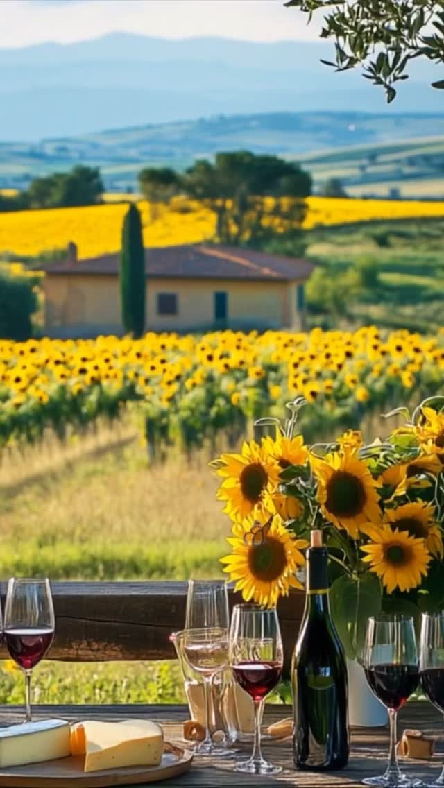Summer in Provence 🌻☀️ Watch the full video on YouTube #provencesummer #sunflowers #summerinfrance #frenchambience #ambientvideo #sunflowerseason #summervibes