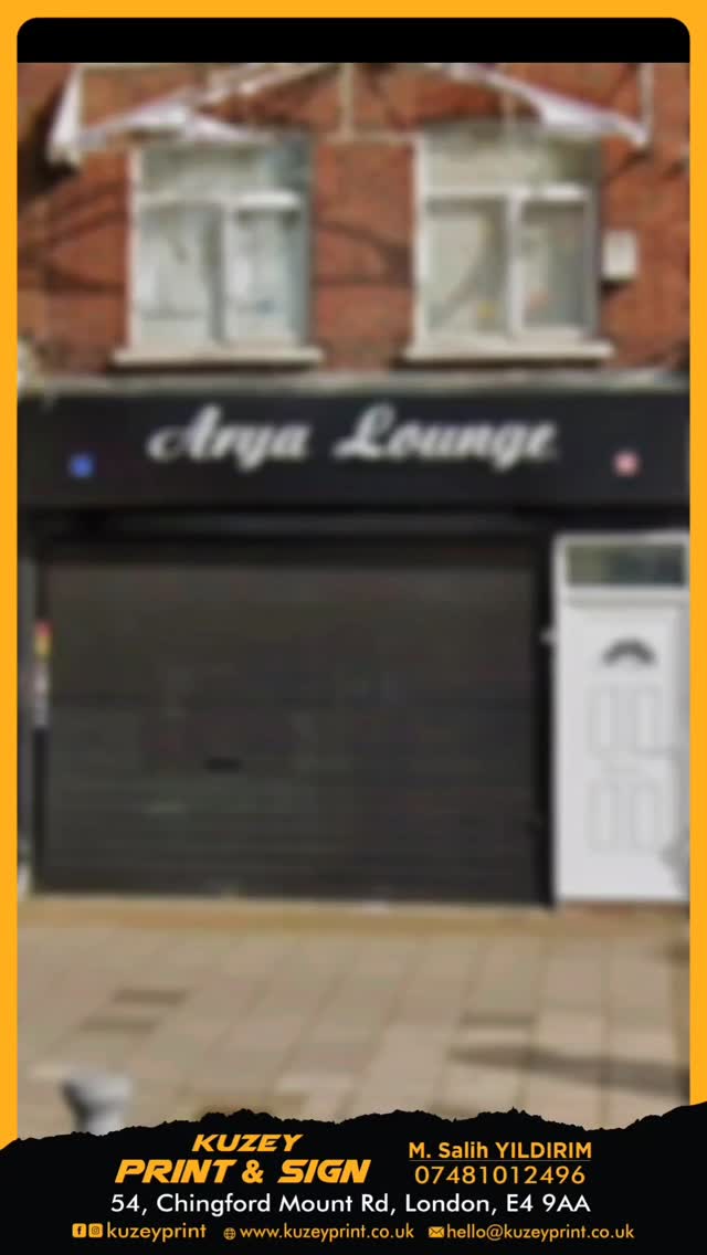 KUZEY PRINT & SIGN
Mob. : 07481012496
54 Chingford Mount Road, London, E4 9AA
www.kuzeyprint.co.uk
Logo and branding design, Shop signs, 3D led buildup letter signs, light box frames for windows, interior light menu boxes, Restaurant Table menus, large format poster and outdoor banner printing, menu, takeaway leafets, flyers, businesscards, vehicle wrapping, roll up banners, window graphics, A boards, A size Frames and posters, sticker and labels, floor stickers etc...
#sign #aboard #shopsign #poster #restaurant #printers #menu #tablemenu #leaflet #businesscards #sign #café #cafeshop