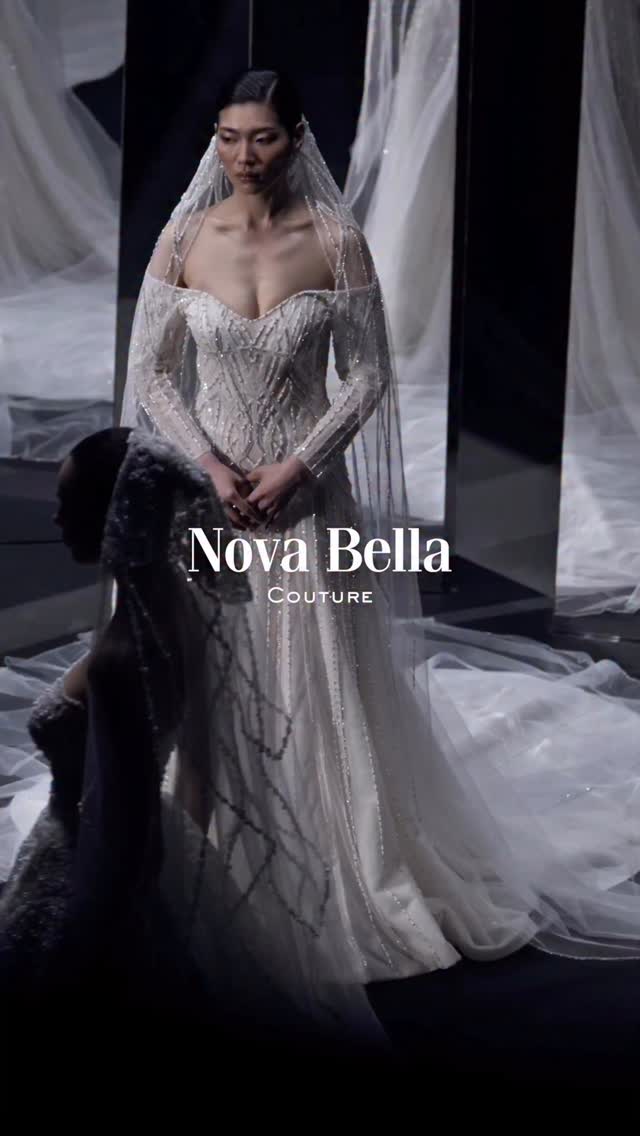 Reflections of grace—each stitch a secret, each silhouette a story. 🌓
Find the one that mirrors your soul. 👰♀️
#novabella #novabellabridal #couture #eclipsed #luxurybridal #couture