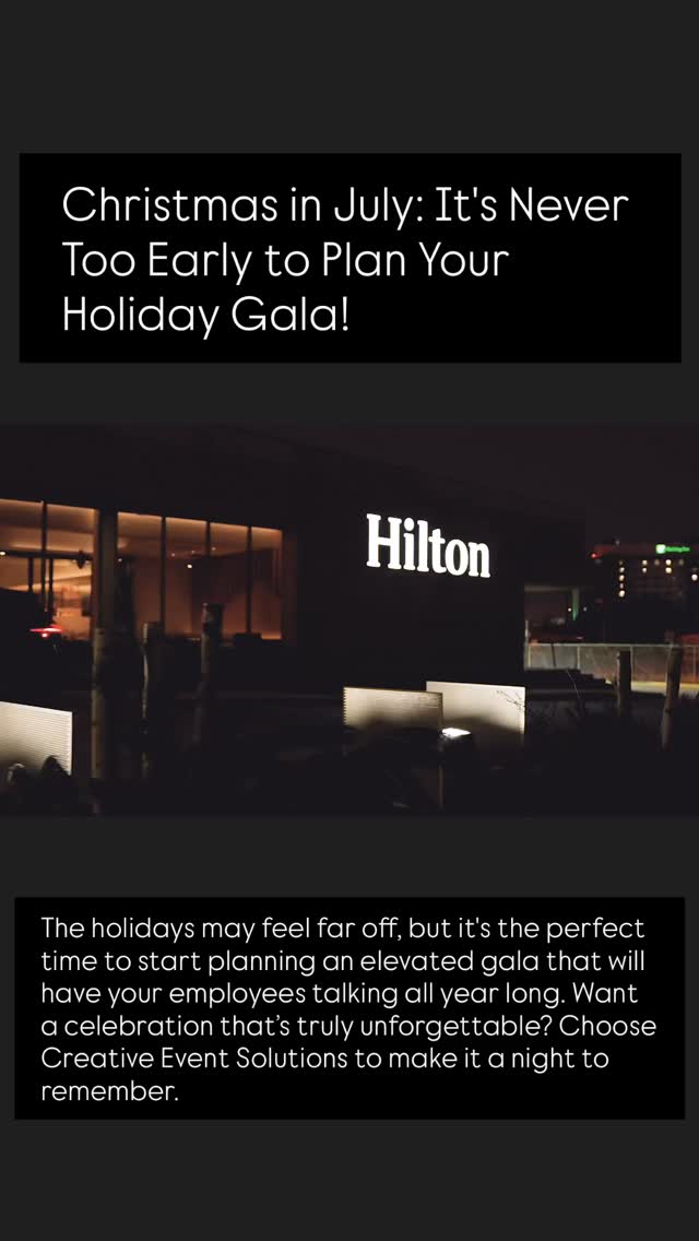 Christmas in July: Why It’s Never Too Early to Plan Your Holiday Gala
While the holidays may seem far off, now is the perfect time for companies to start planning an elevated holiday gala. Investing in a sophisticated and memorable holiday event not only rewards employees for their hard work but also has long-term benefits for your organization.
An elevated holiday celebration provides a unique opportunity to boost employee morale and productivity, strengthen team bonds, and create lasting memories that will carry into the next year. When employees feel valued and connected, their commitment and collaboration improve, which directly impacts overall company performance.
Choosing Creative Event Solutions means selecting an event planning partner dedicated to crafting a seamless, unforgettable experience that leaves a lasting impression on your team.
#HolidayGala #EmployeeEngagement #CorporateEvents #EventPlanning #Productivity #TeamBuilding #EmployeeMorale #CorporateCelebration #EventExcellence #CreativeEventSolutions #TorontoEvents #ReturnOnInvestment
