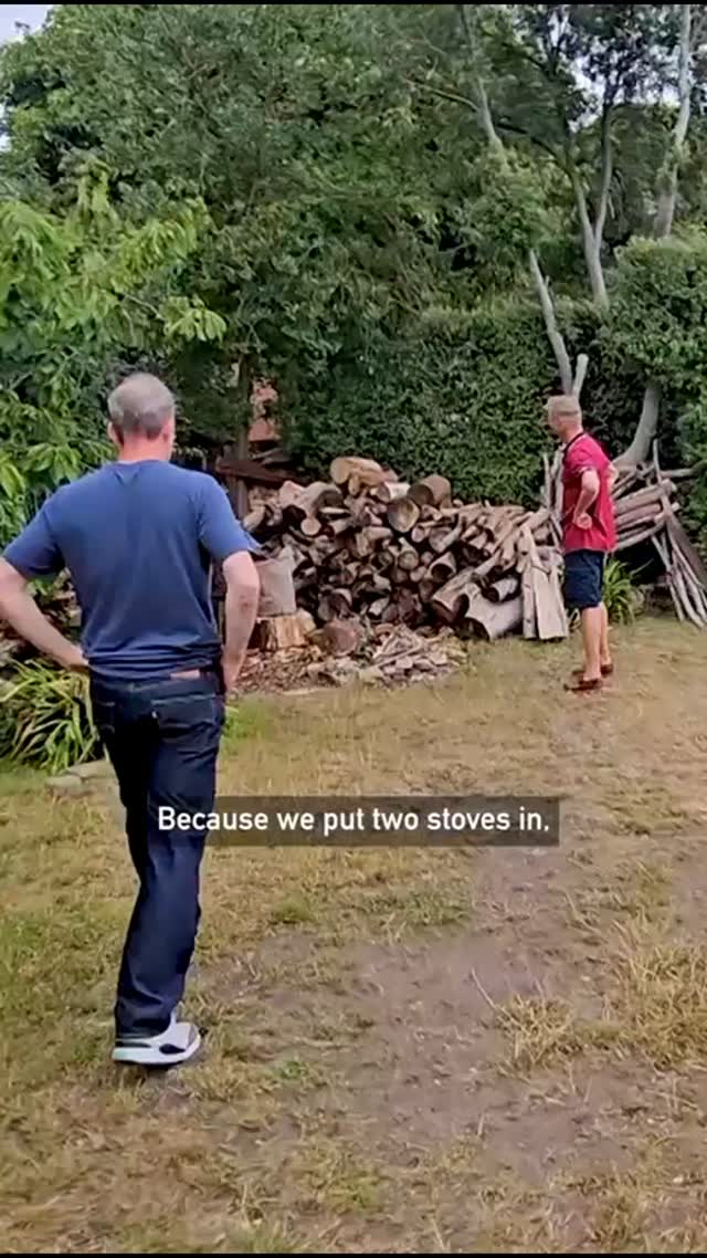Free heat in Margate with log pile enthusiast Hamish