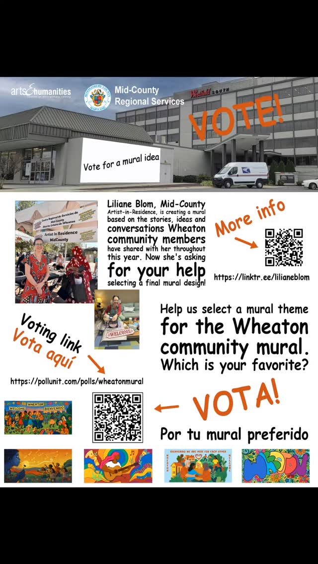 Voting is open! Link in bio! Help select a mural idea for Wheaton!