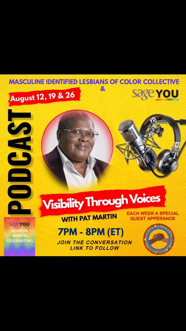 Something Exciting is about to happen! “Visibility Through Voices” Podcast presents an intergenerational conversation on *Life! Relationships! Love! Marriage!*
Tuesday, August 12, 2025 - 7pm-8pm (All times are Eastern Standard Time)
#visibilitythroughvoices #strongertogether #masculineidentifiedlesbiansofcolorcollective #visibilitythrougvoicesconference2025
