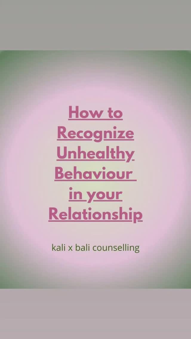 What does a healthy relationship look like?