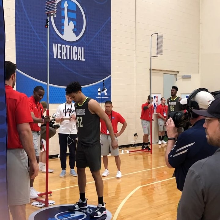 It’s Showtime! #nbadraftcombine #Testlikeapro