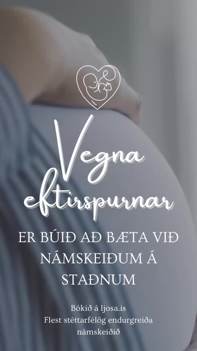 Ný námskeið komin á Ljosa.is 🫶🏻
Bókið ykkur tímanlega ✨