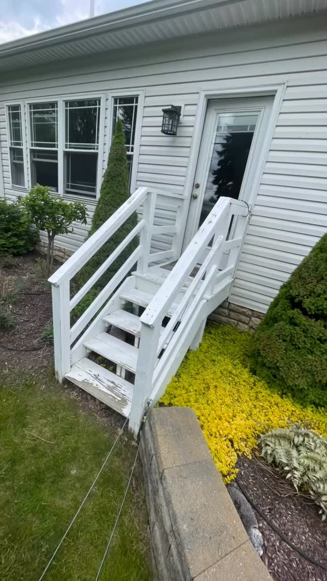 A small update can make a huge difference!
#renovation #homedesign #update #stairs #exterior