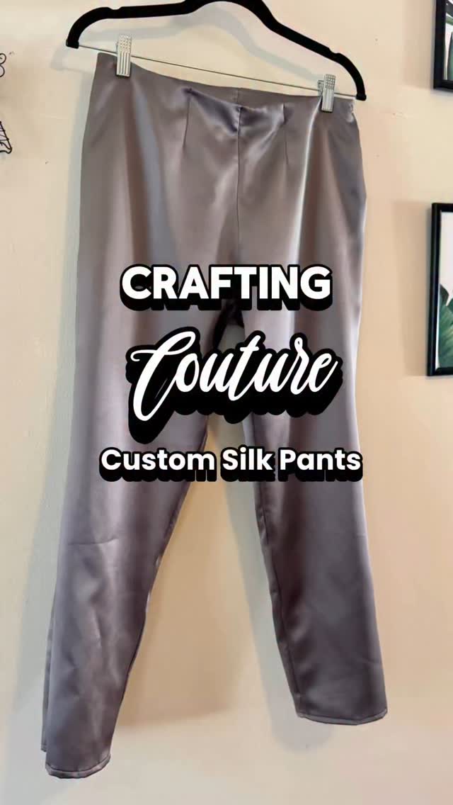 From student to custom client—teaching her to sew was just the beginning. Now? We’re designing her dream wardrobe, piece by piece.
This client started as a student in one of my sewing classes. She had a favorite pair of pants she loved, and after learning the basics, she asked if I could help her take it further by making a custom pair in silk.
While I was in NYC sourcing fabric, I found this incredible gray silk charmeuse backed with interfacing. The perfect mix of structure and shine. She approved it, and I got to work recreating her go-to silhouette with a few refined tweaks to the fit and finish.
These are fully lined, bias-bound at the waist, and tailored with precision. She now has a luxury version she can wear for years, and I even helped her make her own beginner-friendly version in cotton.
We’ve already started working on a custom dress next—and I love seeing her confidence grow through every piece.
Save this for silk pant sewing inspiration or if you’re curious about what goes into a custom garment.
📥 DM me if you’re ready to bring your own favorite piece to life—custom-fit, couture-finished.
#fashiondesigner #freelancefashiondesigner #fashiondesign #sew #sewing #vlog #sewinginspiration #fashioninspo
