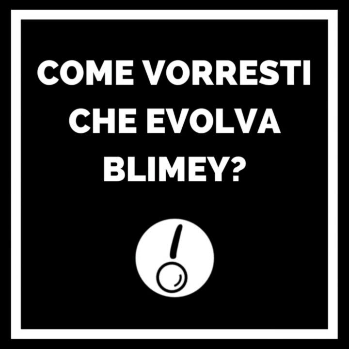 Vogliamo pensare al futuro di Blimey insieme a te! Per questo è fondamentale la tua opinione: ti chiediamo di dedicare 2 minuti del tuo tempo per rispondere a 4 domande!
>> Link in bio
Grazie dal team di Blimey!