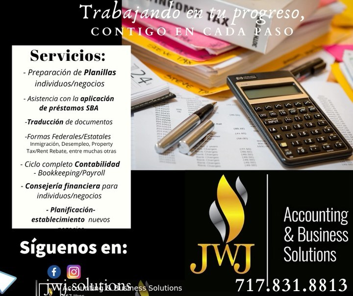 Nuestra meta es servir a los pequeños negocios que necesitan ayuda con sus finanzas. Si tienes un negocio pequeño y necesitas ayuda con tu empresa para mejorar tu contabilidad y organizar tu negocio, estamos aquí para ti!
Puedes llamarnos o enviarnos un mensaje por WhatsApp al 717-831-8813 y déjanos saber cómo podemos servirte!
.
.
.
.
.
#marketing #stocktradermexico #riqueza #agobio #inversion #tecnicodehacienda #fiscal #emprendimiento #estadosfinancieros #marketingdigital #impuestos #economia #opositar #emprendedores #educacionfinanciera #motivacion #exito #emprendedor #empresario #finanzas #finanzaspersonales #negocios #dinero #frases #libertadfinanciera #empresa #invertir #emprender #franquicias #metas