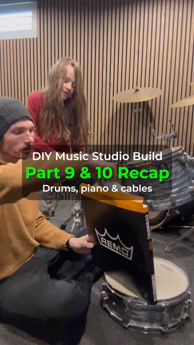 Quick recap from Parts 9 & 10 of my home studio build:
Set up a quiet hybrid drum kit with Silentstroke heads and Roland triggers, then brought in the piano and upgraded to a new audio interface.
🎵 Song: “Tonight (Wicked Lies)” from my album Another Day
Part 11 coming soon! The studio is almost finished.
#homestudio #drumkit #piano #drums #audiogear #quantumhd #indiemusician #music