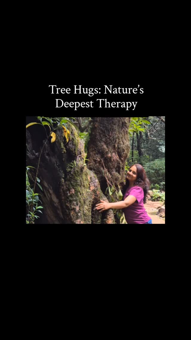 When I hug a tree, something softens.
The noise fades, the breath deepens…
It’s like leaning into the quiet wisdom of the earth — no questions, no answers, just presence. 🌳✨