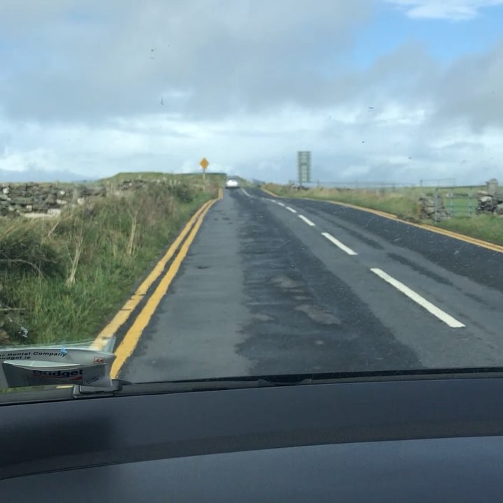 The wife surprised me with a 40th birthday trip to Ireland. We’re also celebrating 1 year since we got hitched. I’m honored to be your co-pilot @sea.salierno