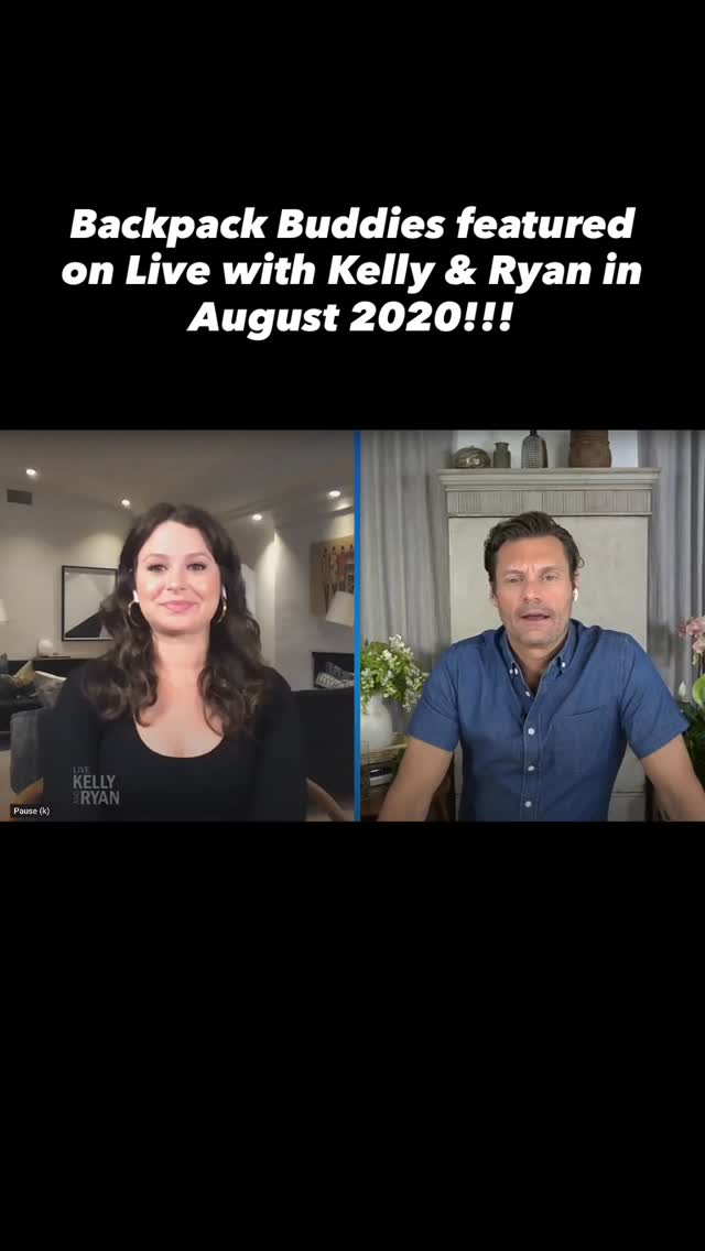 Crazy to think it’s already been five years since Lucia was invited to appear on Live with Kelly & Ryan! This was such a fun experience and brought in so many new donors!
#livewithkellyandryan #livewithkellyandmark #ryanseacrest #backpackbuddies