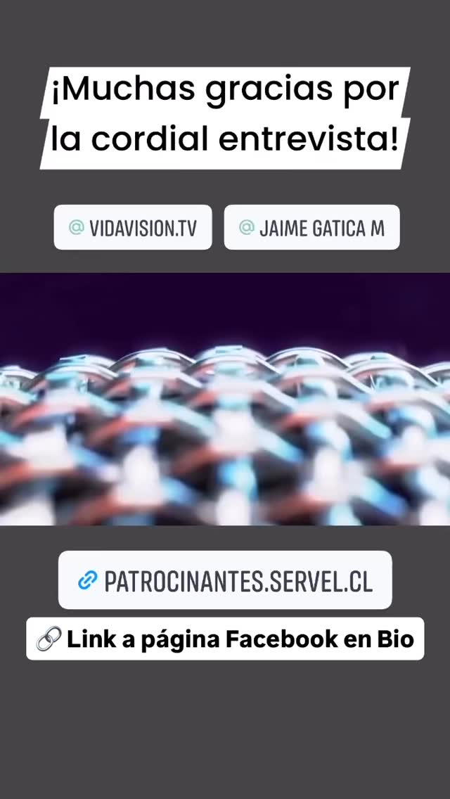 ¡Hola! Es un gran agrado compartir la entrevista concedida a Don @jaimegaticam y @vidavision_media en el contexto de mi Precandidatura Presidencial Independiente. @jaimegaticam: Muy agradecido por la cordial conversación, a vuestra disposición para conversar en futuras ocasiones. Link a mi página Facebook con entrevista en Bio. #porunchileconunidadpazyarmonía #yoapoyoalpatovalenzuela #fyp #parati #chile2025 #viralchile #instagram #candidatoindependiente #presidentedechile #chile