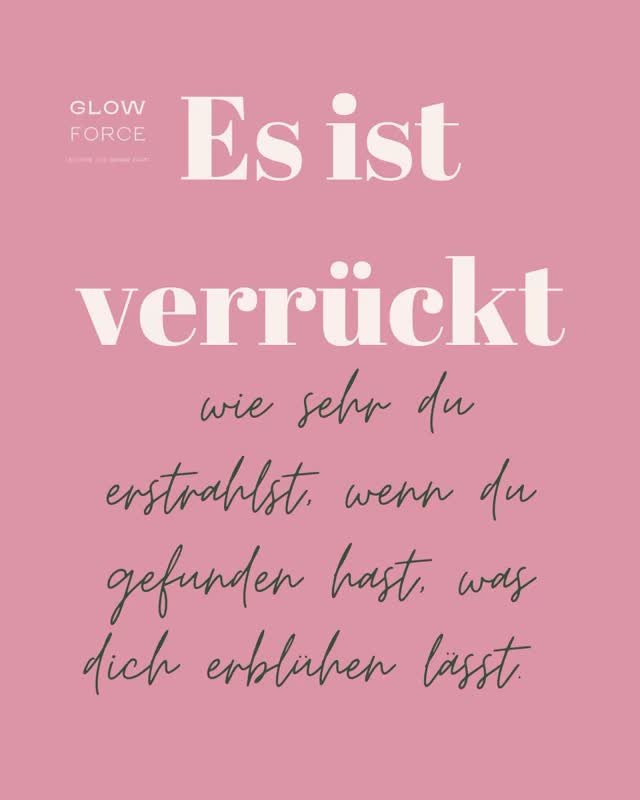 Kennst du diesen einen Moment, in dem jemand an dich glaubt – mehr, als du es selbst gerade kannst?
Ein ehrlicher Blick, ein echtes Wort, eine stille Geste. Und plötzlich beginnt etwas in dir wieder zu leuchten.
🌟 Wir alle brauchen Menschen, die uns sehen, uns zutrauen, groß zu denken – und uns daran erinnern, dass wir genug sind. Genau so, wie wir sind.
Ich bin zutiefst dankbar für genau solche Begegnungen. Und vielleicht darfst du heute selbst jemandem danken – oder so ein Licht für jemand anderen sein.
💬 Markiere jemanden, der dein Leuchten möglich gemacht hat, oder dem du wünschst, wieder in die eigene Strahlkraft zu kommen! ♥️
Dein Strahlen kommt aus dir selbst. 🌟
#coachingfürfrauen
#femaleempowerment
#frauenpower
#achtsamkeit
#selbstfürsorge
#innerebalance
#businessfrauen
#persönlichkeitsentwicklung
#strahlkraft