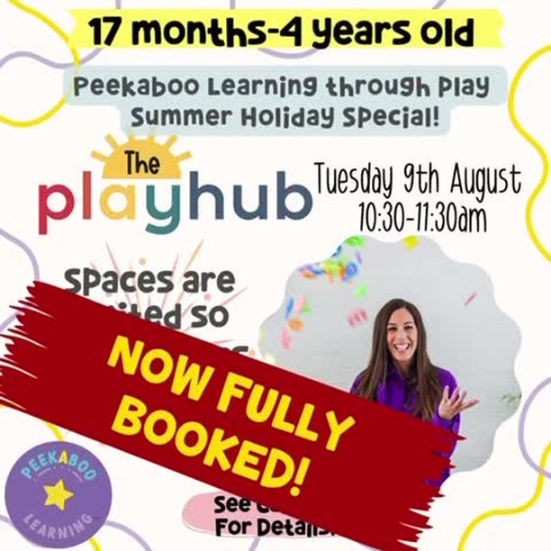 😀 Wahoo! Tomorrow is now FULLY BOOKED
🌬 Well that filled up fast
🙌 Very excited to see those of you that have booked on for tomorrow’s Peekaboo Learning class
🤩 You are in for a treat!
😀💜
Gemma
.
.
😀 Ps. Remember you will be able to book on for September’s term from tomorrow evening!
#mumsofinstagramuk #mumssupportingmums #loughtonmums #chigwellmums #mumsnet #buckhursthillmums