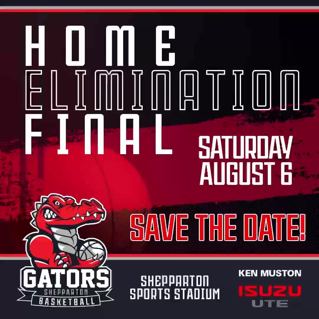 Get amongst it next Saturday night.
Gators have a Home Game Elimination Final.
Be there to show your support!
#AreYouReady #LetsGoGators #fleuronstudio