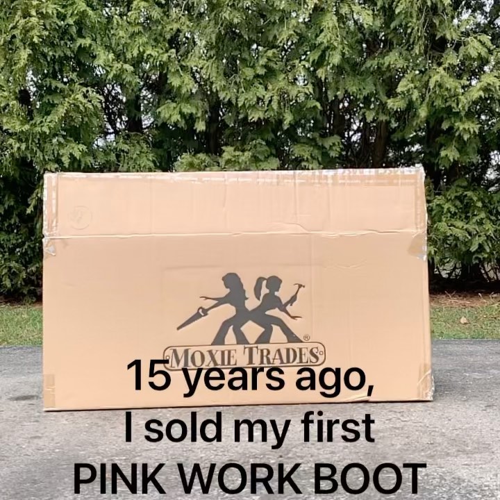 Thank you for your support! 15 years ago today, I sold my first pink work boot!
#WorkBoots #GotMoxie #MoxieLife #Tradeswomen #WomenOwned