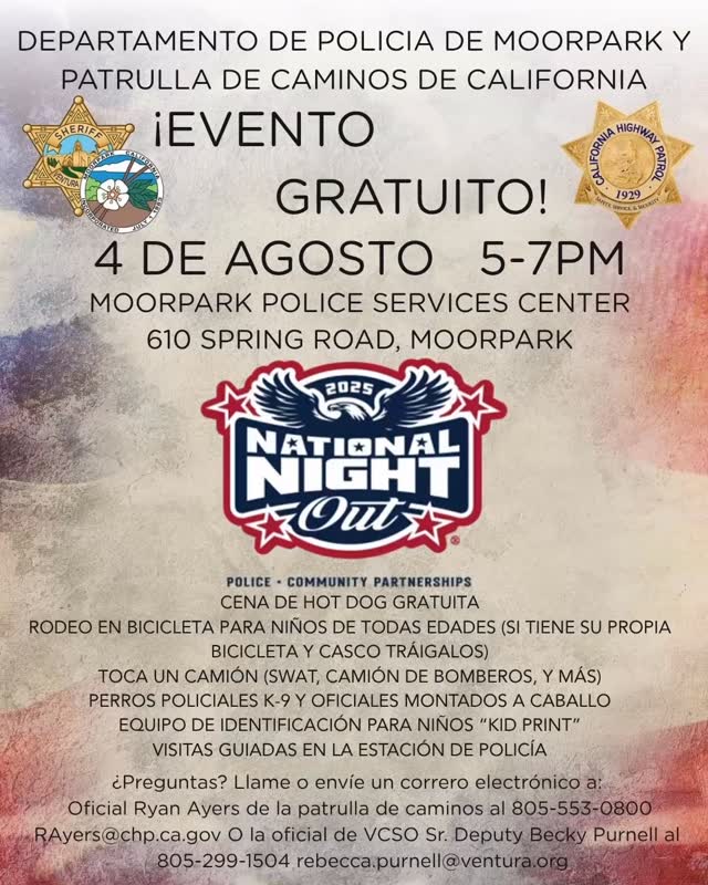 Come join us in Moorpark!