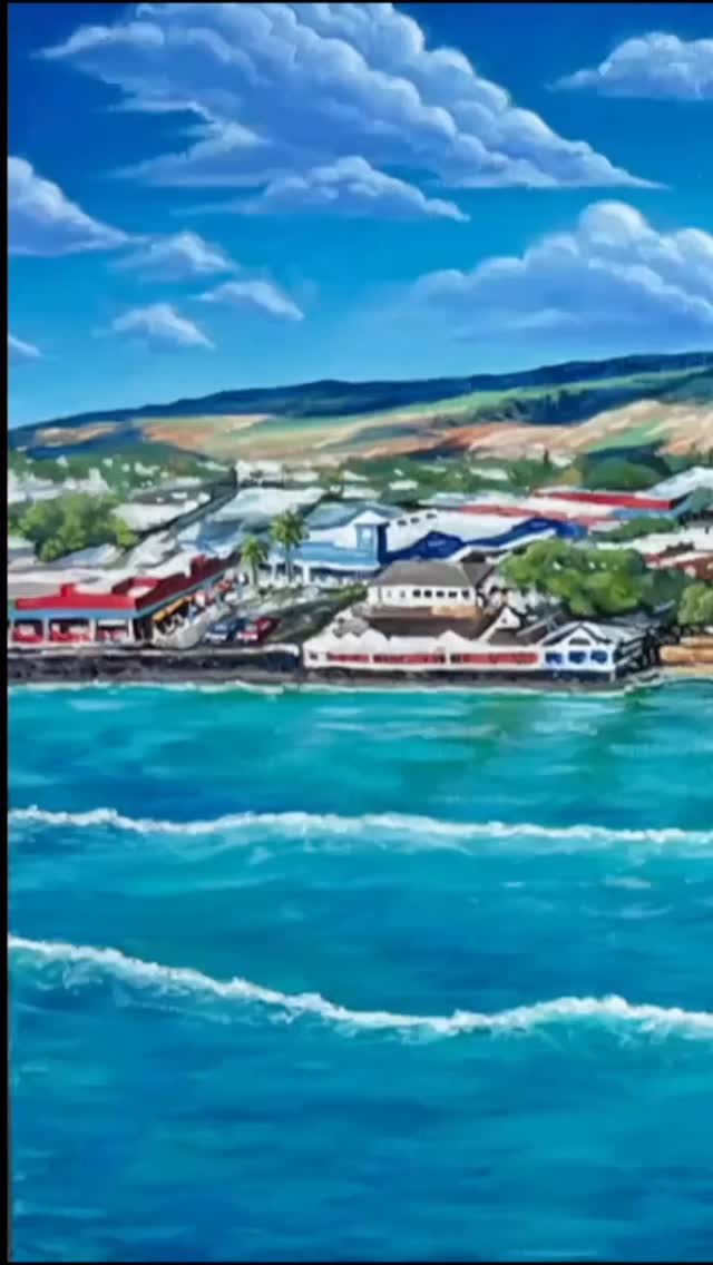 🌊 Old Lahaina Town – From the Ocean
Two years ago today, Lahaina changed forever. This panoramic piece (20”x60”) is my tribute to the beauty, spirit, and memories of our beloved town – painted as seen from the ocean, where the horizon meets history.
The original now lives with its forever owner, but I’ve created embellished limited edition giclées in 20”x60” and 12”x36” so this view can live on in more homes and hearts.
Every brushstroke carries aloha, resilience, and the stories that keep Lahaina’s spirit alive. 💙
✨ A portion of proceeds supports local recovery efforts.
#Lahaina #MauiStrong #LahainaOhana #MauiArt #OldLahainaTown #MauiArtist #LiveAloha #OceanView #LahainaStrong #HawaiianArt #ResilientMaui