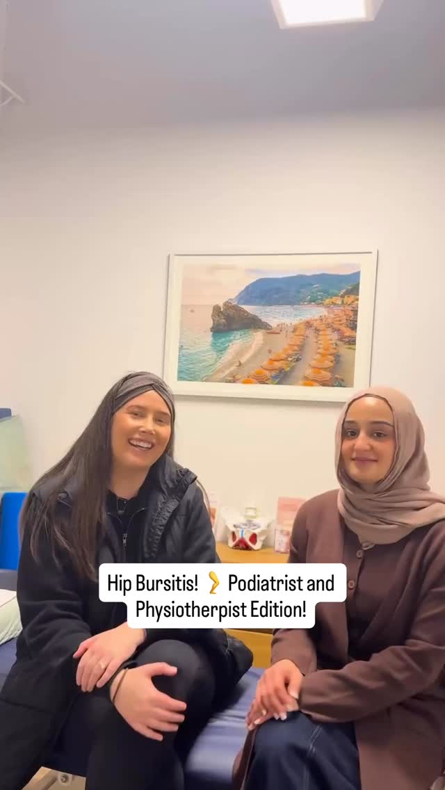 Let’s have a quick chat about Hip Bursitis: Physio and Podiatry Edition with us at @kaylana_wellness_collective and @hiptosolepodiatry 🤓📚
Did you know that both Physiotherapists and Podiatrists are well equipped to treat and manage Hip Bursitis? 🦵
Watch along to find out how we can help you if you suffer with Hip Bursitis!
✔️ Reduce Pain and Inflammation through Physio and Podiatry means, whether it’s dry needling, cupping, soft tissue and shockwave therapy.
✔️Get Stronger with a tailored exercise rehab program.
✔️ Reduce recurrence with a long term treatment approach by optimising your biomechanics and treating underlying muscular deficits and other contributing factors.
DISCLAIMER:
The recommendations made in this video are by a licensed Australian podiatrist and physiotherapist under AHPRA. This video is for educational purposes and is not to persuade you of any particular treatment. If you have any concerns, please see a registered podiatrist or physiotherapist. Treatment results may vary, individualised assessment is required.