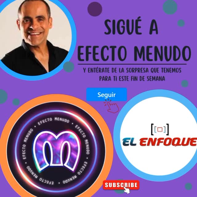 Te invitamos a seguir a @efectomenudo para conocer todas las novedades y sorpresas que tendremos para ti este fin de semana con la menuditis activada.
Sigue a: @efectomenudo
#menudomania #menudoforever #menudo80s