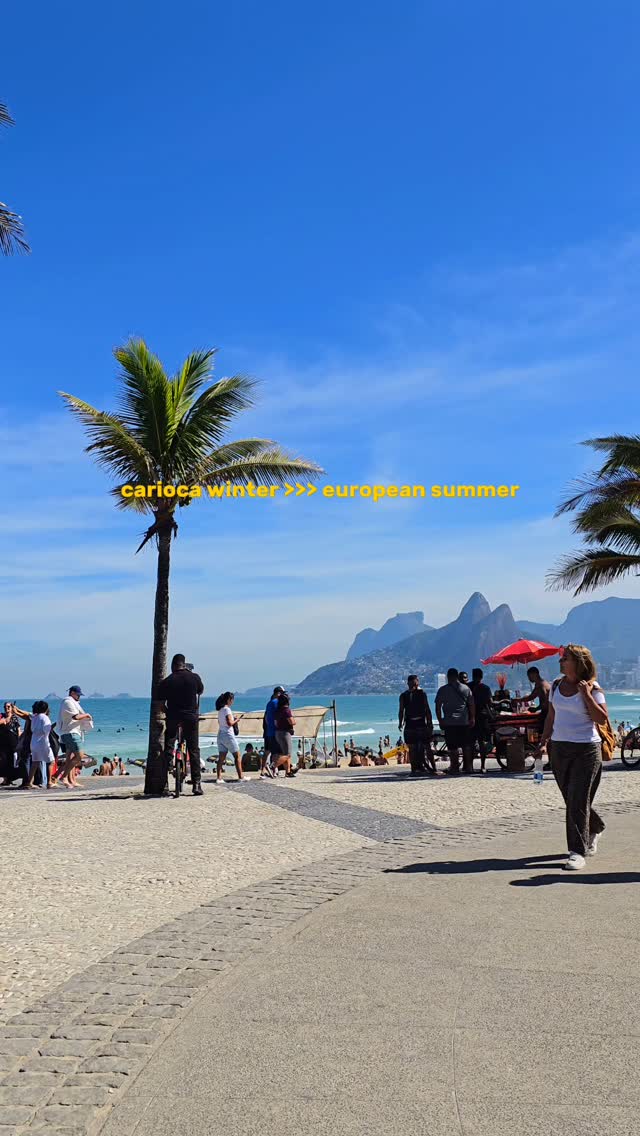 Did you know that while it’s summer in Europe/North America, it’s actually winter in Brazil — and this is what Rio looks like?
It’s one of the best times to visit if you're not a fan of extreme heat or crowded beaches/places, but still want to soak up the sun, enjoy the ocean, taste amazing food, and vibe to great music!
Ready to escape the summer chaos and live the real Carioca experience?
✨ Plan your trip now for 2026 — link in bio!