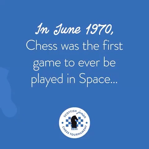 That game of chess was literally out of this world! ๐งโ๐ Join the legacy of chess players by signing up for the Scottish Junior Chess Tournament. Open to ages 5-18 of any playing ability, including beginners. If astronauts can do it in zero gravity then you can do it online! #chess #scottishjuniorchesstournament #SJCT #EdinburghChessAcademy #chessboard #chessplayer #chessgame #chessmoves #chessmaster #chesslover #chesspiece #chesstournament