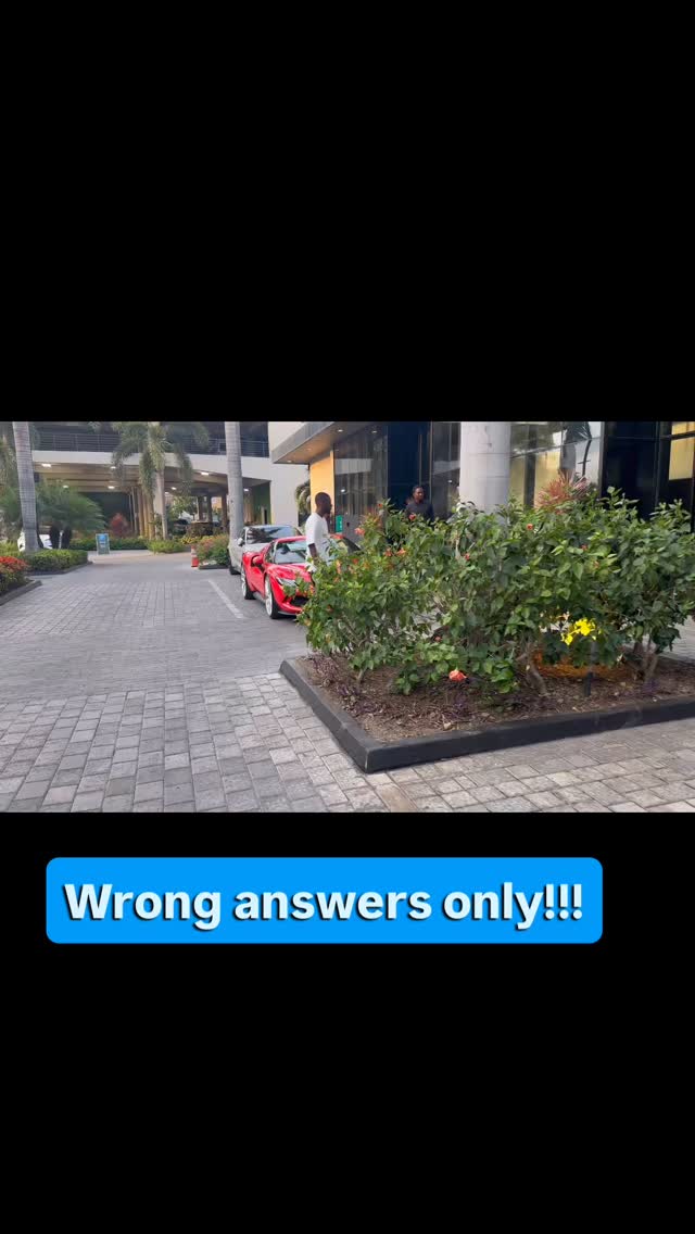 Ferrari in Kingston 😳 Whose car is this? Wrong answers only… 🏆 The Minister of Road Potholes? 🚐 JUTA’s new airport shuttle? 🐐 The goat man upgrade? 🎤 Magnum King & Queen prize? ⚡ JPS disconnection unit? Drop your guesses below ⬇️