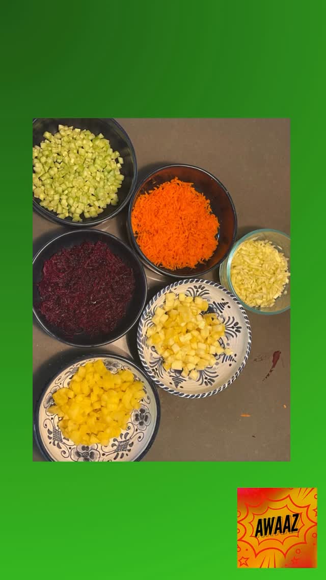 Meet Kosambari — South India’s OG salad: cool, crisp, and always protein-packed.
Traditionally made with soaked yellow moong dal, cucumber, coconut and a mustard-curry leaf tadka, it’s the kind of dish that keeps you nourished and refreshed.
But hey — we’re not afraid to experiment. This version brings in yellow watermelon, raw mango and summer swagger. 💃🏽
Catch the full test lab in the reel. Which combo should make the final cut? #whythiskosambarid #yellowwatermelon #summersalad #awaaztestkitchen #awaazcancook #plantpowered #eattherainbow #freshaf