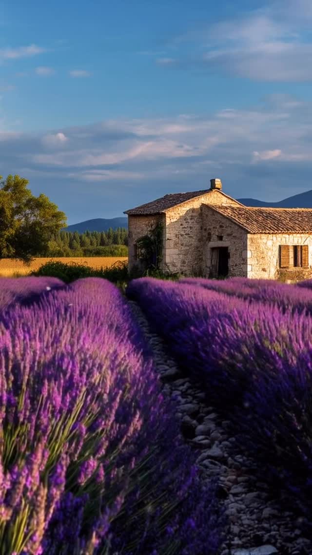 Full ambient video on YouTube 💜 #lavender #provencelavender #lavendervideo #provenceambience #frenchsummer #summerinfrance #champsdelavande #frenchcountryside #provencesummer