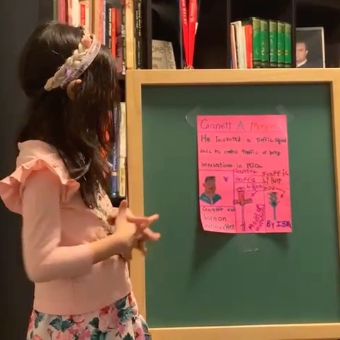 Isra in Grade 2 just made traffic lights... cool!🚦😎 She’s busy practising for the speech competition. From the star-quality on display, it’s going to be a great afternoon at #alifcanada! Isn’t it amazing?! 🤩🤩🤩