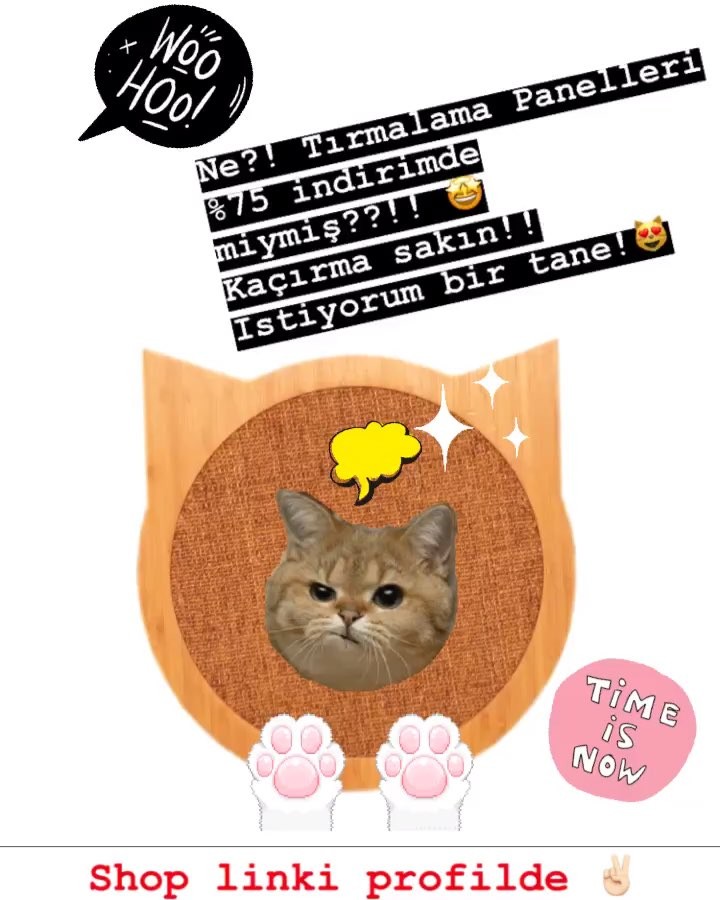 Kedinize bir iyilik yapın ce bu fırsatı kaçırmayın. Bize özel Tırmalama Panellerimiz büyük indirimde! Kaçırmayın. Stoklarla sınırlıdır. Doğal sisal ya da halat seçenekleri ve değişik tasarımları ve renkleri mevcuttur. Shop linki profilde 👉🏻 🛍🎁🐈🐾 #cats #kedi #catsofinstagram #instacats #kediaşkı #podosizvepatilidostlarınıziçintasarımlar