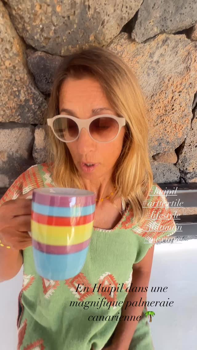 Into the wild #Canarias #canaryisland #lanzarote #pieceunique #arttextile #faitmain #huipil #tissage #byelote