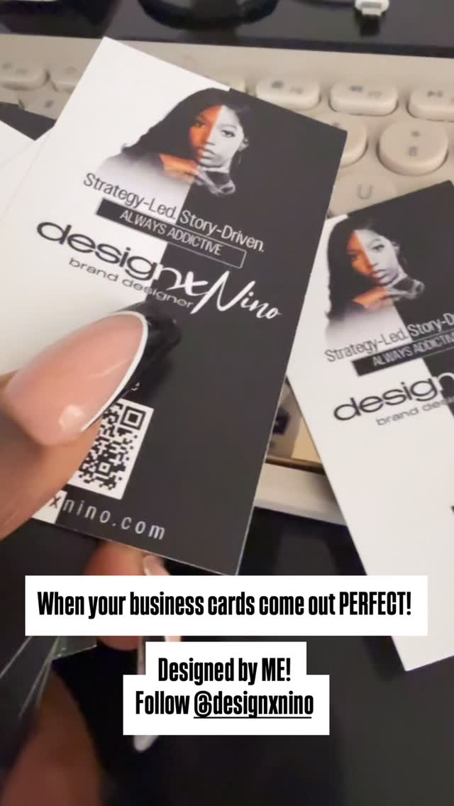 Designed my own business cards because the brand has to speak before I do. 👑
Networking isn’t just passing out cards—it’s making an impression that sticks. If you’re ready to level up your visuals, shoot me a DM and let’s lock in your next project.
#DesignByNino #NetworkingWithPurpose #LuxuryBranding #CreativeBossMoves