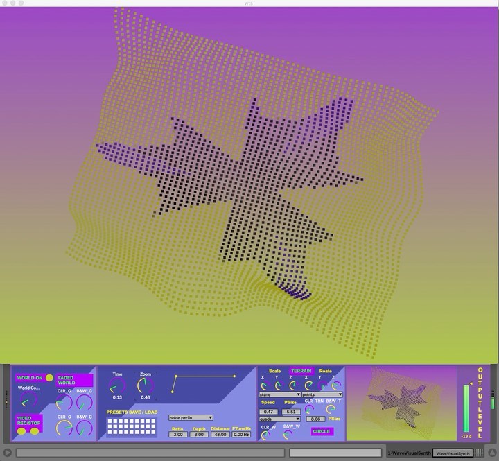 Wave synthesis in Max for Live - implementing @tmhglnd Wave-terrain objects and @federicofoderaro gradients method. Atm sounds pretty… pretty… Evil 👿 👌 🌊 @c74connect @ableton .
.
.
.
.
.
.
.
#maxmsp #jitter #ableton #live #audio #visual #digital #art #abstract #geometry #shapes #coding #improvising #sound #design #composition #goldsmiths #university #computer #science #department #church #immersive #environment #surround #multisensory #experience #performing #3D #graphics