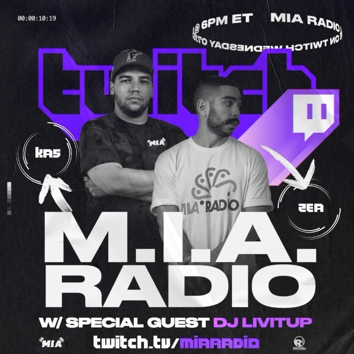 Shoutout to the fellas over at @miaradio for launching their @twitch channel yesterday! Check out this motion graphic we created for them! ‼️😎‼️ #MakeItNow #Design #GraphicDesign #ContentKings #SocialMedia #MotionGraphics #Instant #AnimatedFlyers #VisualContent #MotionDesign #VideoFlyers #ContentCreation #DJlife #RealDJing #DesignInspo #MotionFlyers