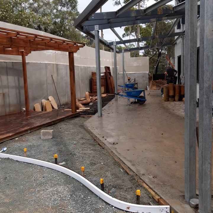 Appleberries Early Education Service Brookwater. A short video of the blank wall still under construction and prior to painting the mural.