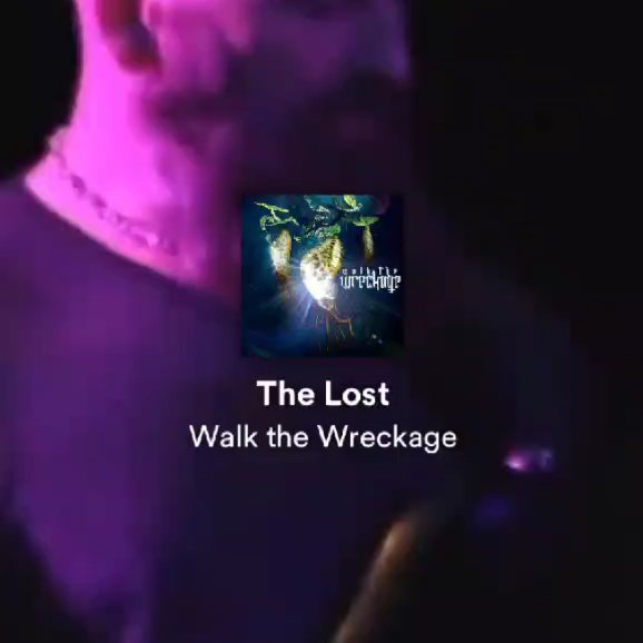 Our newest single The Lost is now available on Spotify and all other streaming platforms and walkthewreckage.com.