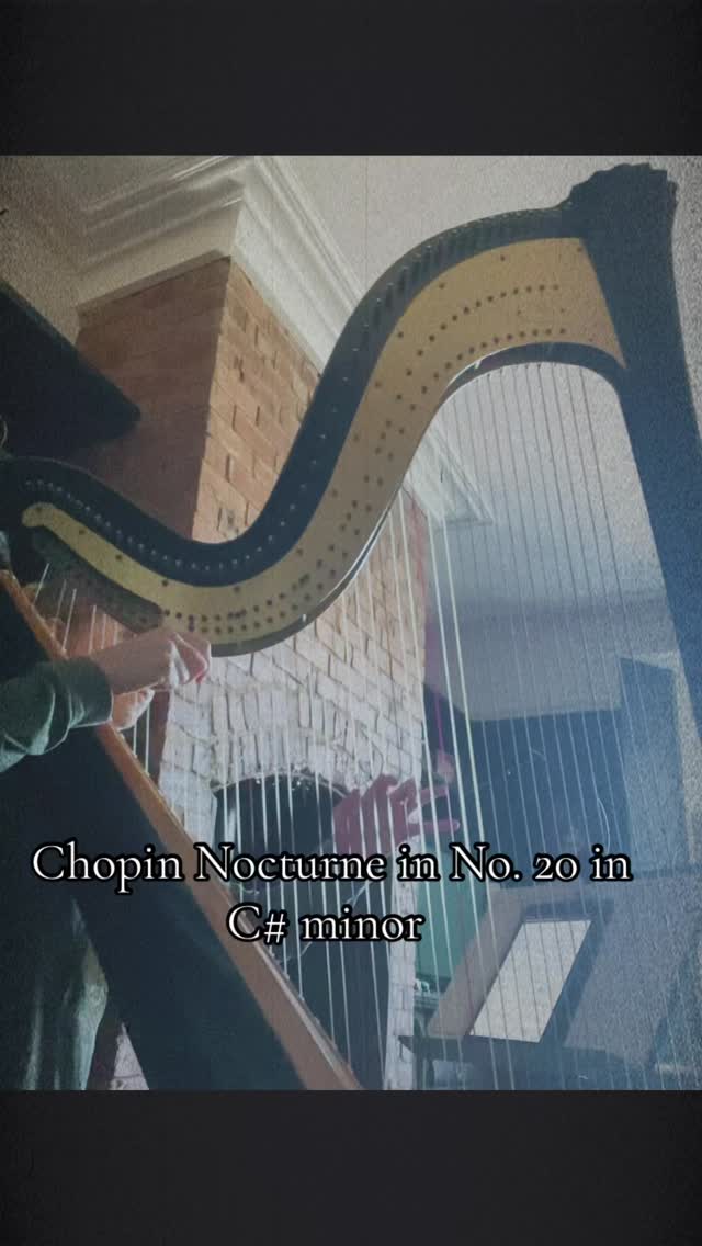 Enjoy the Chopin Nocturne No. 20. One of my favorite things to do as a harpist is to find piano music online and see if it’s playable on the harp. This one is, but there are some gnarly pedal changes later in the piece. Please excuse the seat creaks. I have got to get that fixed. 🫠
#harpist #harpmusic #hygge #cozy #aesthetic #hyggeharp #music #vibes #harpistsoftiktok #chopin #classical #pedalharp #classicalmusic #cozymusic #musician #chopinnocturne #chopinnocturneno20 #cozyhome