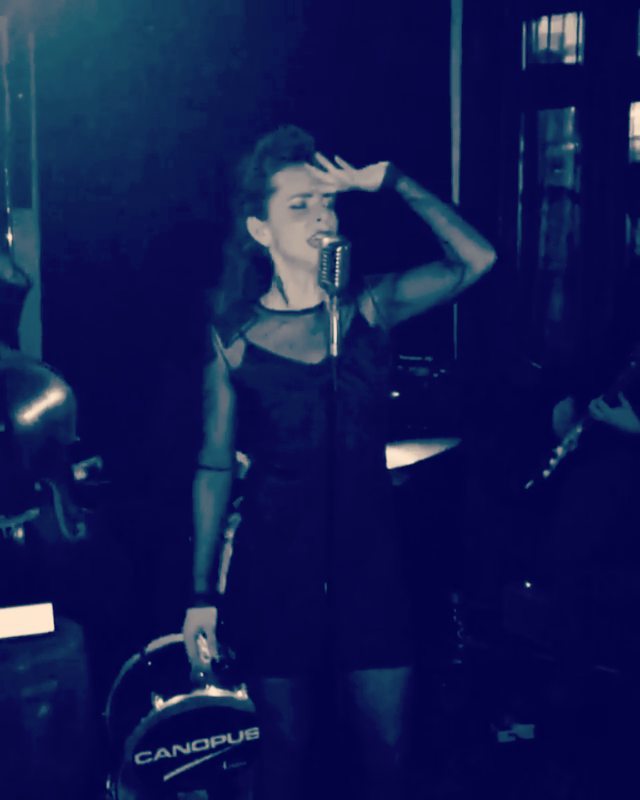 Whats goin on?! Were back at @thesevillenyc tonight!!! #whatsgoinon #everythursday #justdance #ladygagacover #bellatonic #wherejazzmeetspop Thanks again to the WONDERFUL @aanchetany for his artful capture #📸💕