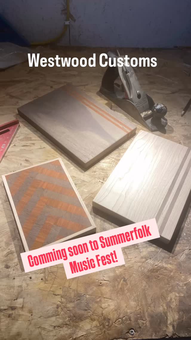 Hope to see you all soon @summerfolk . I will have a booth set up all weekend with my woodworking. #woodworking #musicfestival #artisan #artisanmarket
