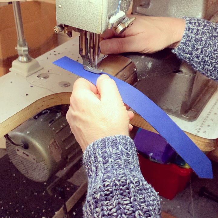 All in the details, preparation is key #nhs #orthotics #chesterfield #strapping #leatherwork #leatherworkers