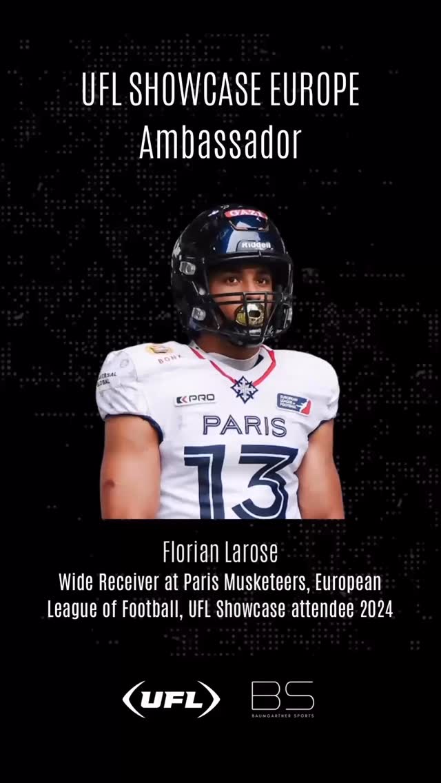 Listen to UFL SHOWCASE EUROPE Ambassador Florian Larose!!
Get your registration done and take your chance!
📢 Registration link in bio of @baumgartner_sports 🏈
#ufl #uflshowcases #uflshowcaseeurope #proamericanfootball #proplayer #profootball #opportunity #leagueofopportunity #americanfootballeurope #elf #europeanleagueoffootball #americanfootballinternational #proathlete #tryout #ufltryout #swissamericanfootball #gfl #gfl2 #afvd #afbö #afl #ifl #nfl #spanishamericanfootball #globaltalents #safv #parismusketeers
