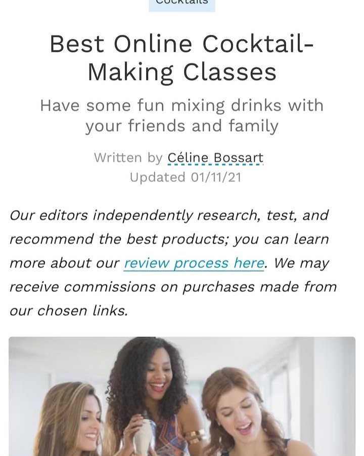 Still honored to recognized as best independent cocktail class by @thespruceofficial.
#best #independent #cocktail #class