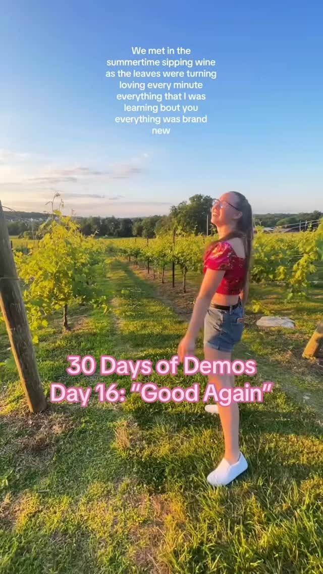 Day 16/30: “Good Again” 30 Days of Demos
I really want to release this one.
Written with Adia Marie
#popartist #nashvillepop #goodagain #vineyard #originalsong #30daysofdemos