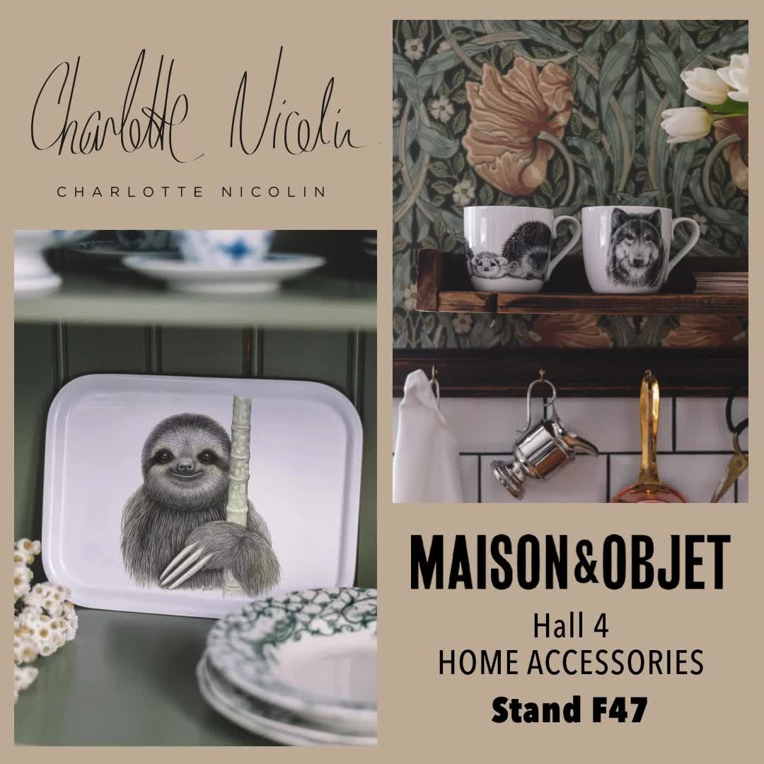 NOUVEAUTES CHEZ CHARLOTTE NICOLIN
MAISON & OBJET
Stand F47 Hall 4 HOME ACCESSORIES
IMPRESSIONS D'ART - ACCESSOIRES CUISINE - COUSSINS - PAPETERIE
Grande voyageuse, Charlotte Nicolin est une artiste suédoise qui partage à travers ses dessins son amour des animaux et, par son trait délicat au crayon, rappelle leur fragilité. Ses oeuvres originales grand format soit près d'une centaine de portraits sont déclinées en accessoires et objets de très belle finition créés en Europe et offre une très large palette d'idées cadeaux qui respirent sa sensibilité et nous rappelle combien la faune doit être protégée.
Les derniers dessins de Charlotte viennent agrandir sa famille d'impressions d'art mais aussi des accessoires pour la maison qui sont des idées cadeaux très appréciées. Ils vous attendent Stand F47 Hall 4 HOME ACCESSORIES : CECILIA & DIANA, ELLEN & BABY, SHUGI, AMIGOS avec tous leurs autres amis...
@charlottenicolin @maisonetobjet
-------------------------------------
NOUVEAUTES CHEZ CHARLOTTE NICOLIN
IMPRESSIONS D'ART - ACCESSOIRES CUISINE - COUSSINS - PAPETERIE
Grande voyageuse, Charlotte Nicolin est une artiste suédoise qui partage à travers ses dessins son amour des animaux et, par son trait délicat au crayon, rappelle leur fragilité. Ses oeuvres originales grand format soit près d'une centaine de portraits sont déclinées en accessoires et objets de très belle finition créés en Europe et offre une très large palette d'idées cadeaux qui respirent sa sensibilité et nous rappelle combien la faune doit être protégée.
Les derniers dessins de Charlotte viennent agrandir sa famille d'impressions d'art mais aussi des accessoires pour la maison qui sont des idées cadeaux très appréciées. Ils vous attendent Stand F47 Hall 4 HOME ACCESSORIES : CECILIA & DIANA, ELLEN & BABY, SHUGI, AMIGOS avec tous leurs autres amis...
#coussin
#creation
#cushion
#decoration
#homedecor
#instadeco
#interiordesign
#tendancedeco
#textile
#vkbpr
#decorstagram
#artdelatable
#nature
#cuisine
#artist
#sustainable
#table
#porcelaine
#dessin
#plateau
#tray