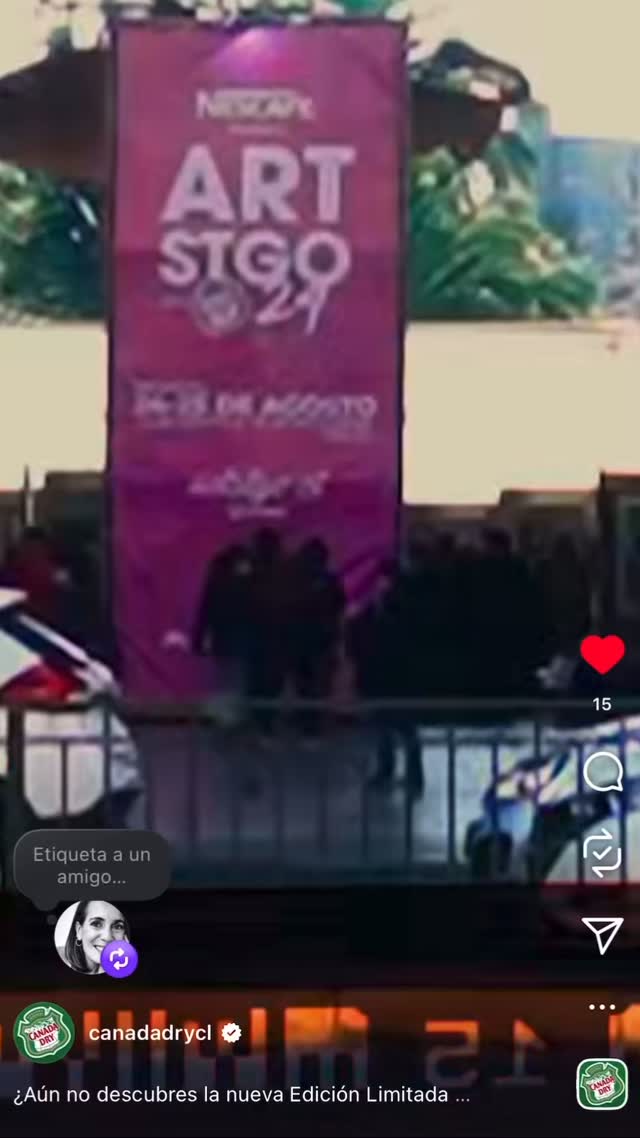 Muchas emociones juntas… orgullo, felicidad, nervios… a creerme la muerte no mas con mi minuto de fama 🙌🏻 vamos por más en @artstgo y @canadadrycl 💪🏻🫶🏻